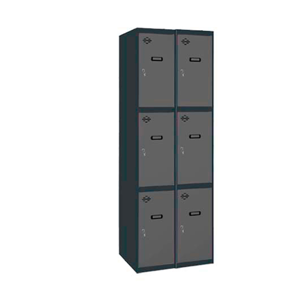 Vestiaire métallique monté 1800x600x500 - Anthracite - SIMON RACK - 8425437104701