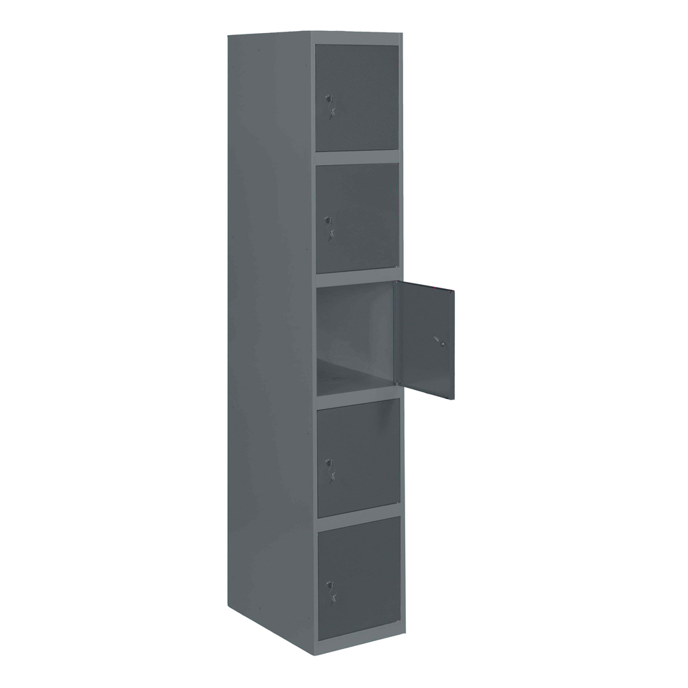 Vestiaire métallique monté 1800x300x500 - Anthracite - SIMON RACK - 8425437104831