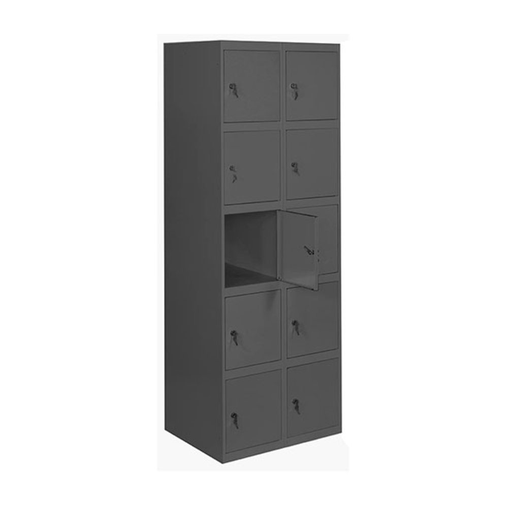 Vestiaire métallique monté 1800x600x500 - Anthracite - SIMON RACK - 8425437104848