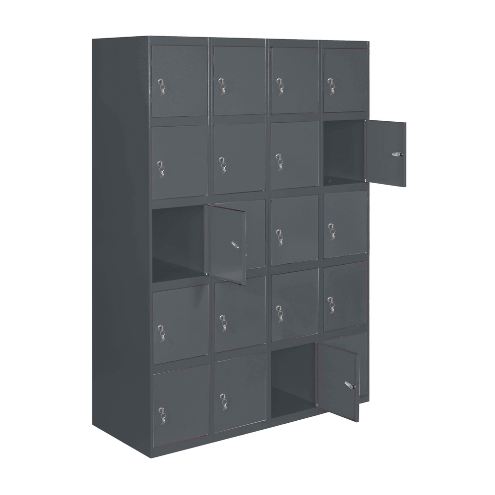 Vestiaire métallique monté 1800x1200x500 - Anthracite - SIMON RACK - 8425437104862
