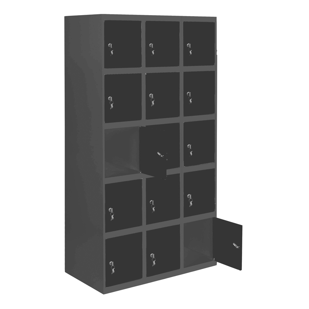 Vestiaire métallique monté 1800x1200x500 - Anthracite - SIMON RACK - 8425437104893