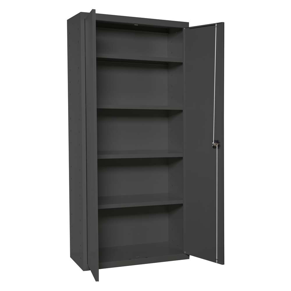 Vestiaire métallique monté 1800x600x400 - 4 niveaux Anthracite - SIMON RACK - 8425437104961