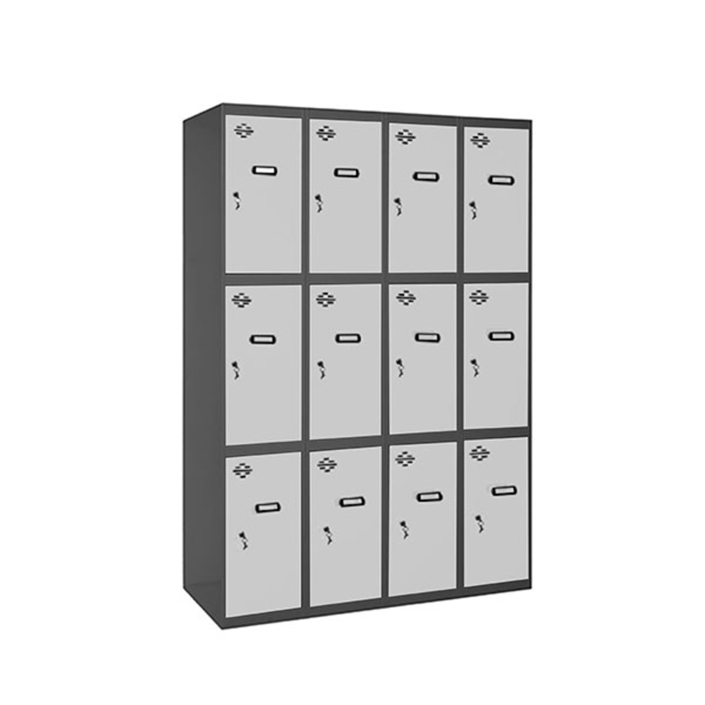 Vestiaire métallique monté 1800x1200x500 - Bleu - SIMON RACK - 8425437105494