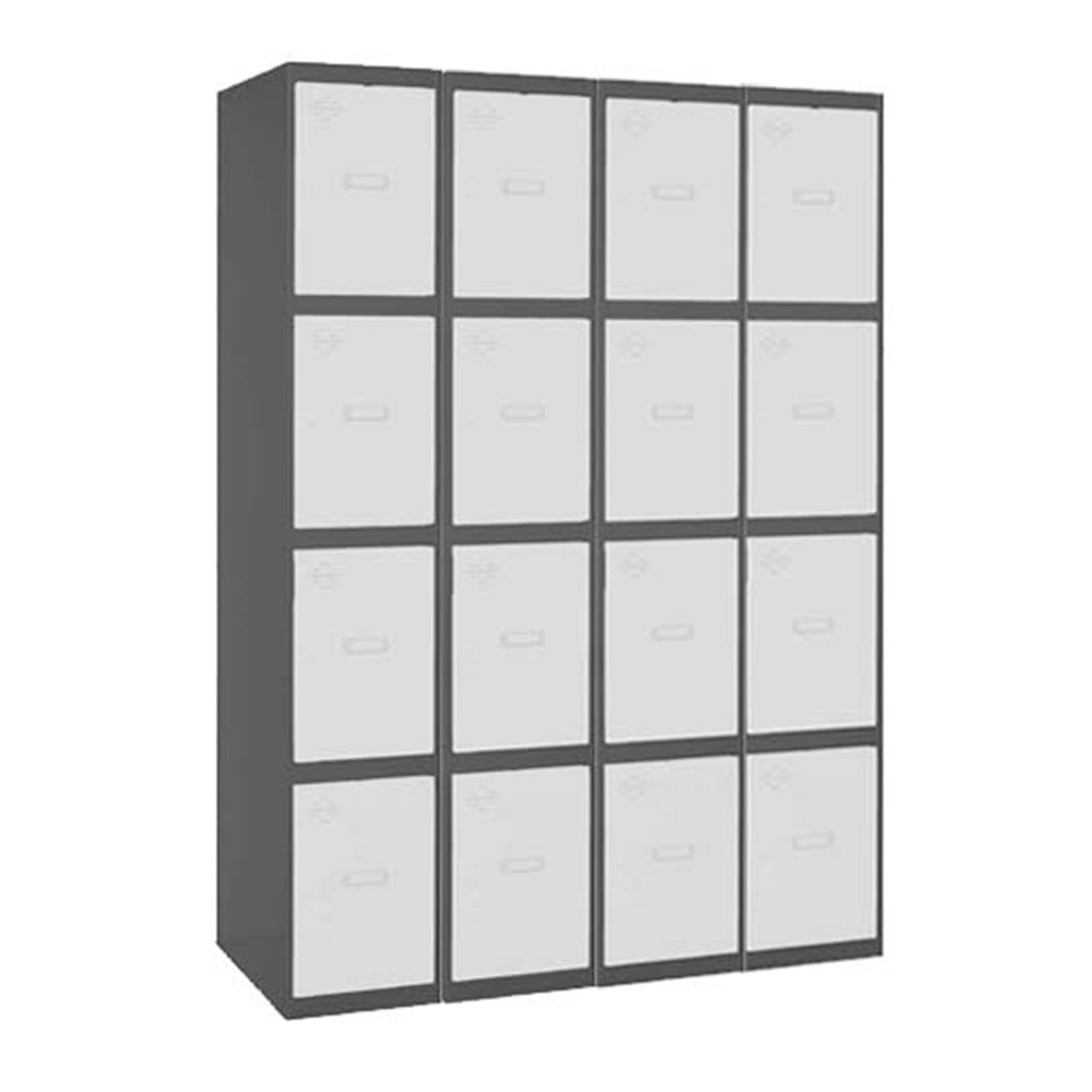 Vestiaire métallique monté 1800x1200x500 - Bleu - SIMON RACK - 8425437105562