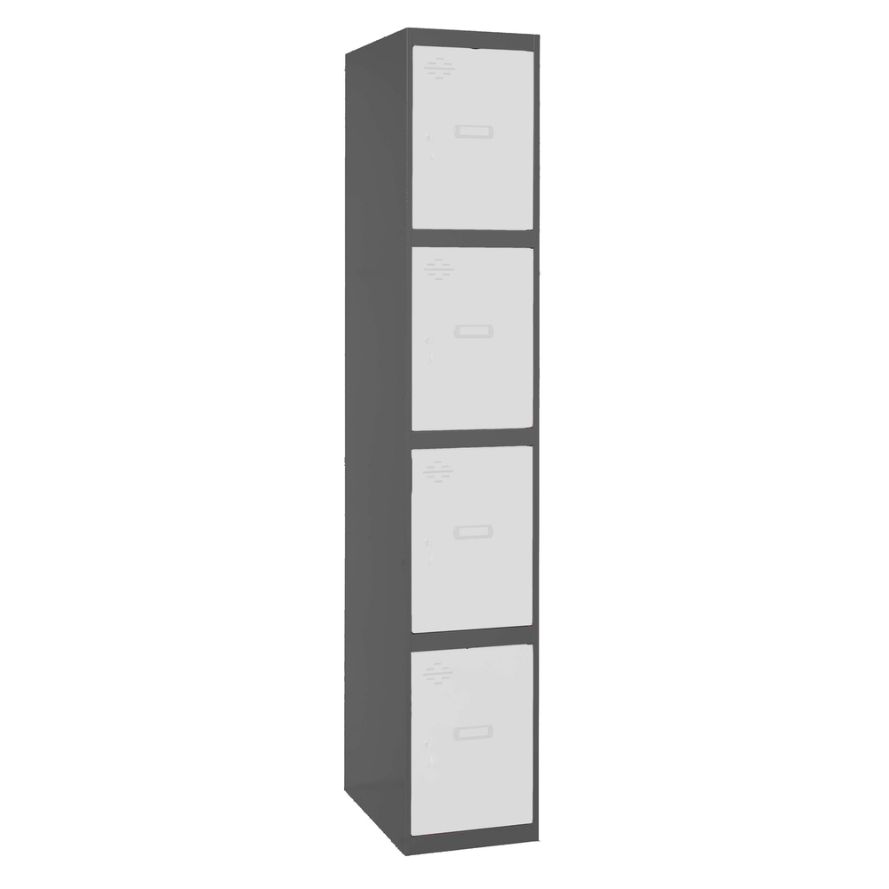 Vestiaire métallique monté 1800x400x500 - Anthracite/Bleu - SIMON RACK - 8425437105579