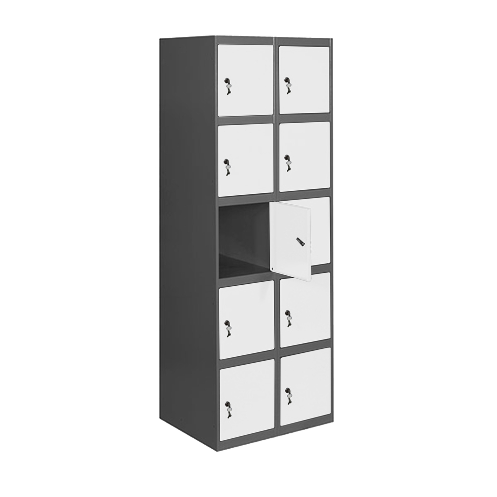 Vestiaire métallique monté 1800x800x500 - Bleu - SIMON RACK - 8425437105654