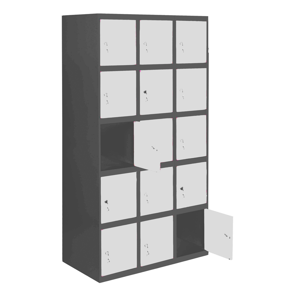 Vestiaire métallique monté 1800x1200x500 - Bleu - SIMON RACK - 8425437105661