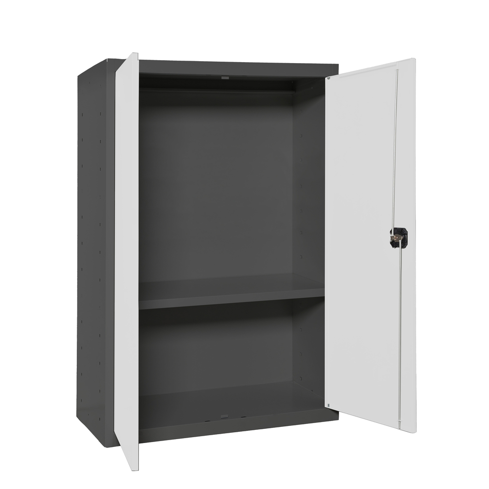 Vestiaire métallique monté 900x800x400 - 1 niveau Anthracite/Bleu - SIMON RACK - 8425437105760