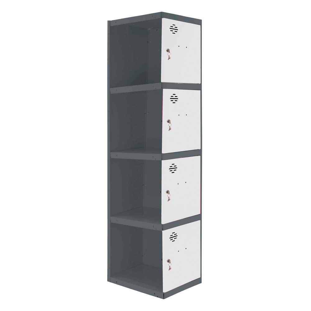 Vestiaire métallique 1800x400x500 - Anthracite/Bleu - SIMON RACK - 8425437105951