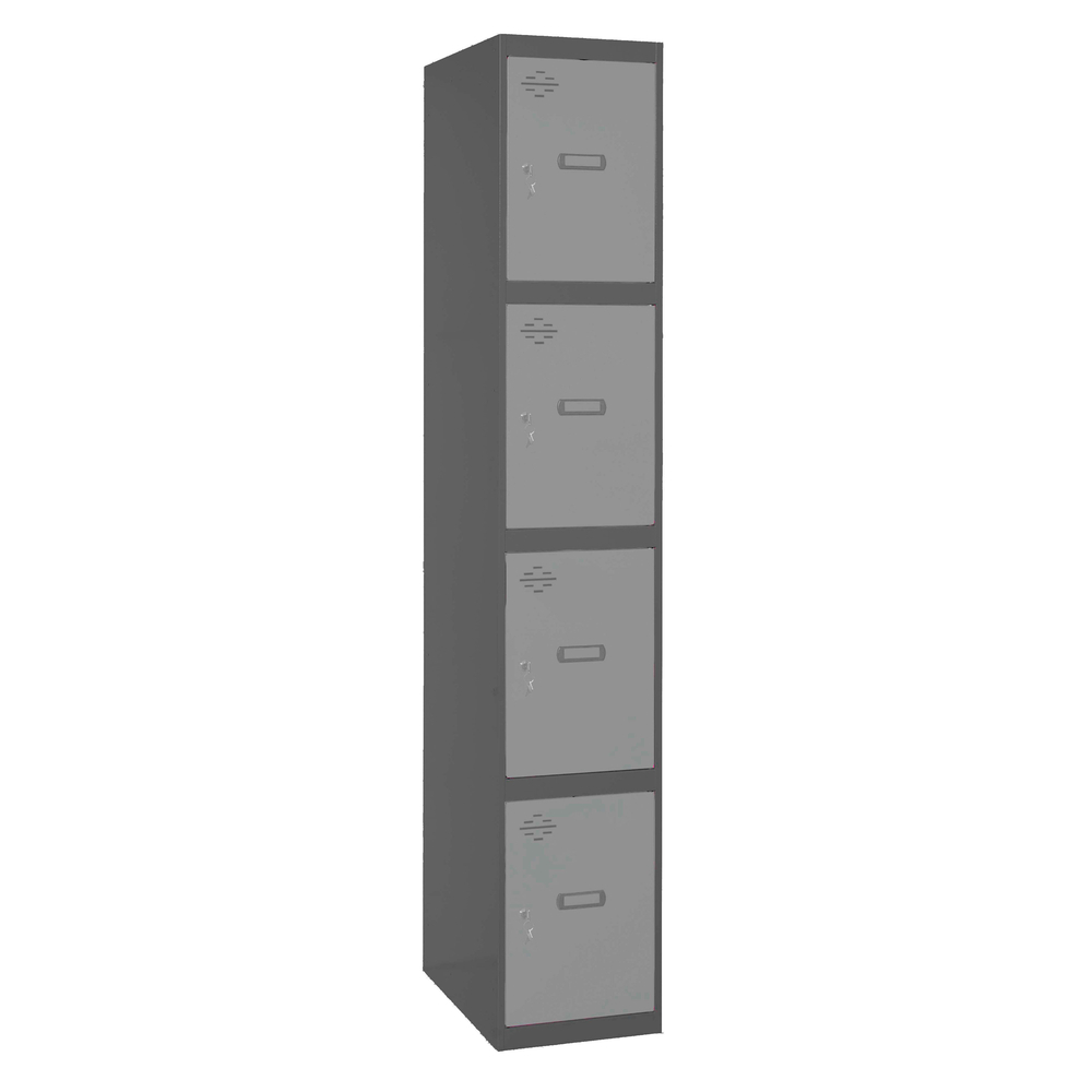 Vestiaire métallique monté 1800x300x500 - Anthracite/Gris - SIMON RACK - 8425437106309