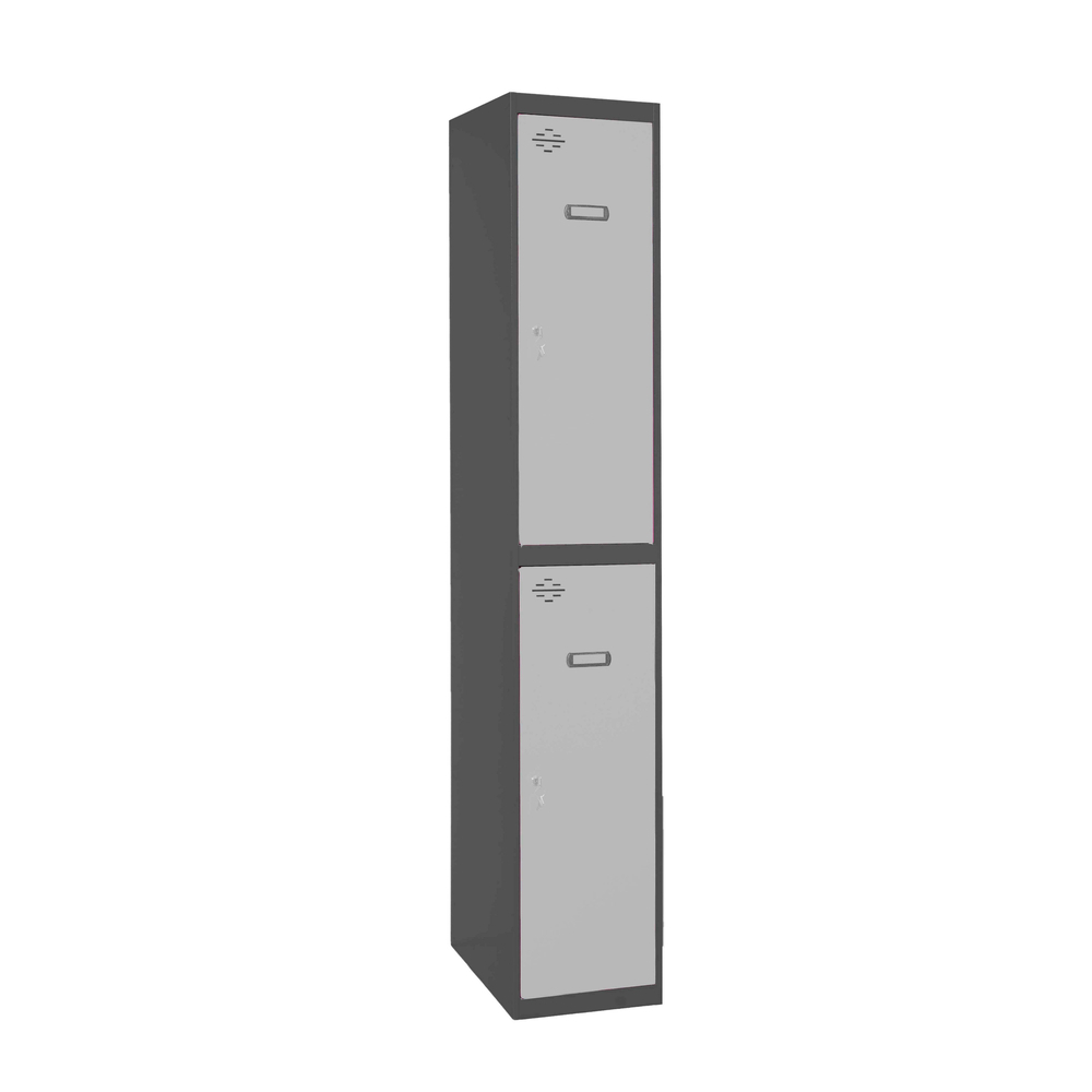 Vestiaire métallique 1800x300x500 - Anthracite/Gris - SIMON RACK - 8425437106613