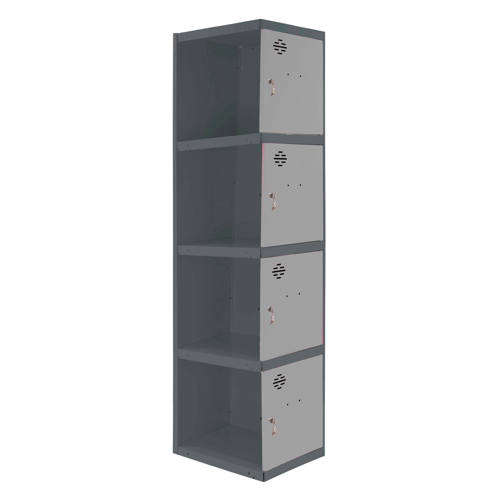 Vestiaire métallique 1800x400x500 - Anthracite/Gris - SIMON RACK - 8425437106729