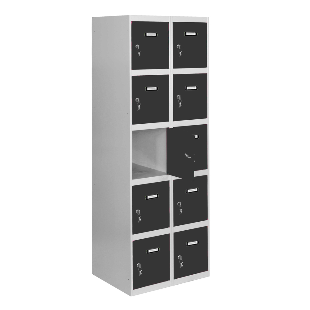 Vestiaire métallique monté 1800x600x500 - Anthracite - SIMON RACK - 8425437107153