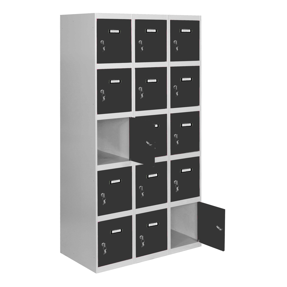 Vestiaire métallique monté 1800x900x500 - Anthracite - SIMON RACK - 8425437107160
