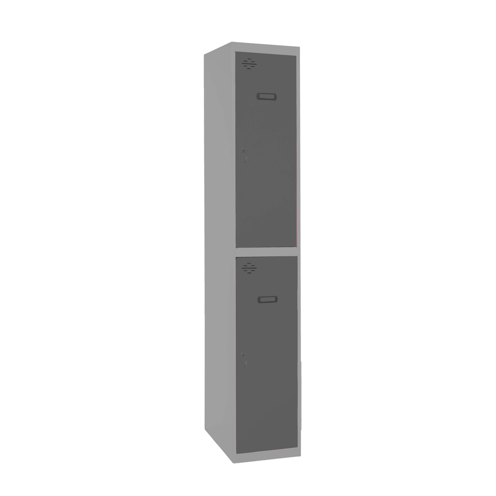 Vestiaire métallique 1800x300x500 - Gris/Anthracite - SIMON RACK - 8425437107382