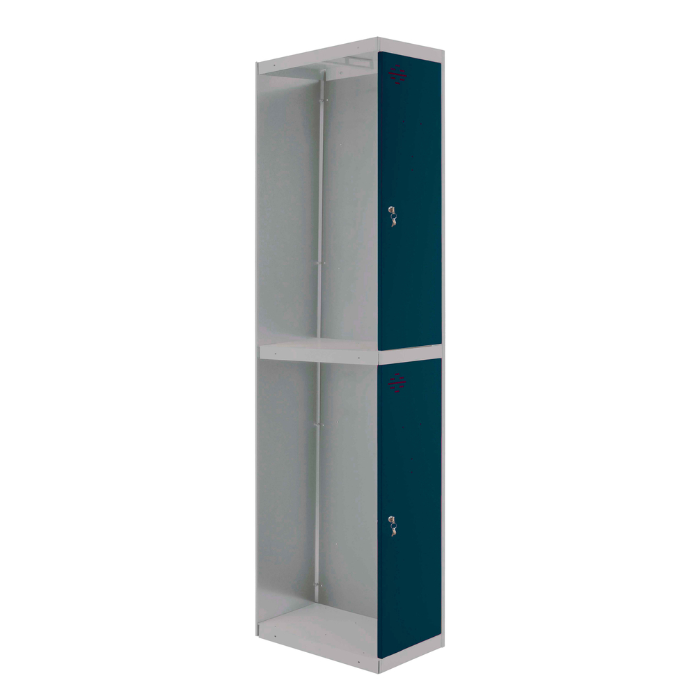 Vestiaire métallique 1800x300x500 - Gris/Anthracite - SIMON RACK - 8425437107399