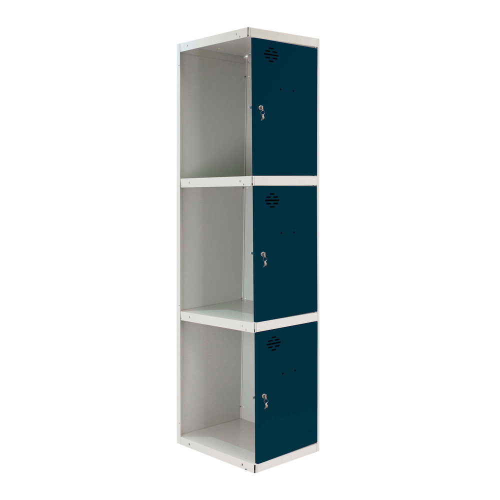 Vestiaire métallique 1800x300x500 - Gris/Anthracite - SIMON RACK - 8425437107436