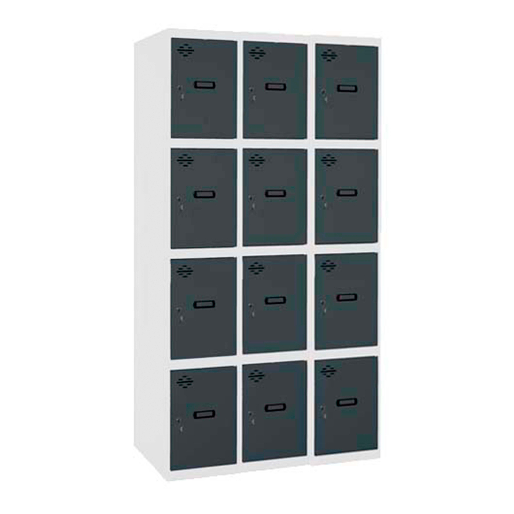 Vestiaire métallique monté 1800x1200x500 - Anthracite - SIMON RACK - 8425437107900