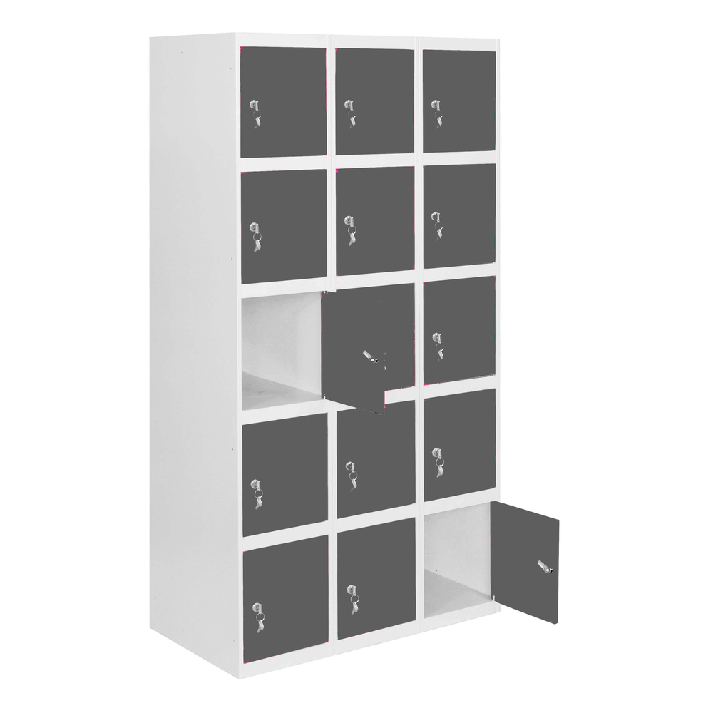 Vestiaire métallique monté 1800x900x500 - Anthracite - SIMON RACK - 8425437107931