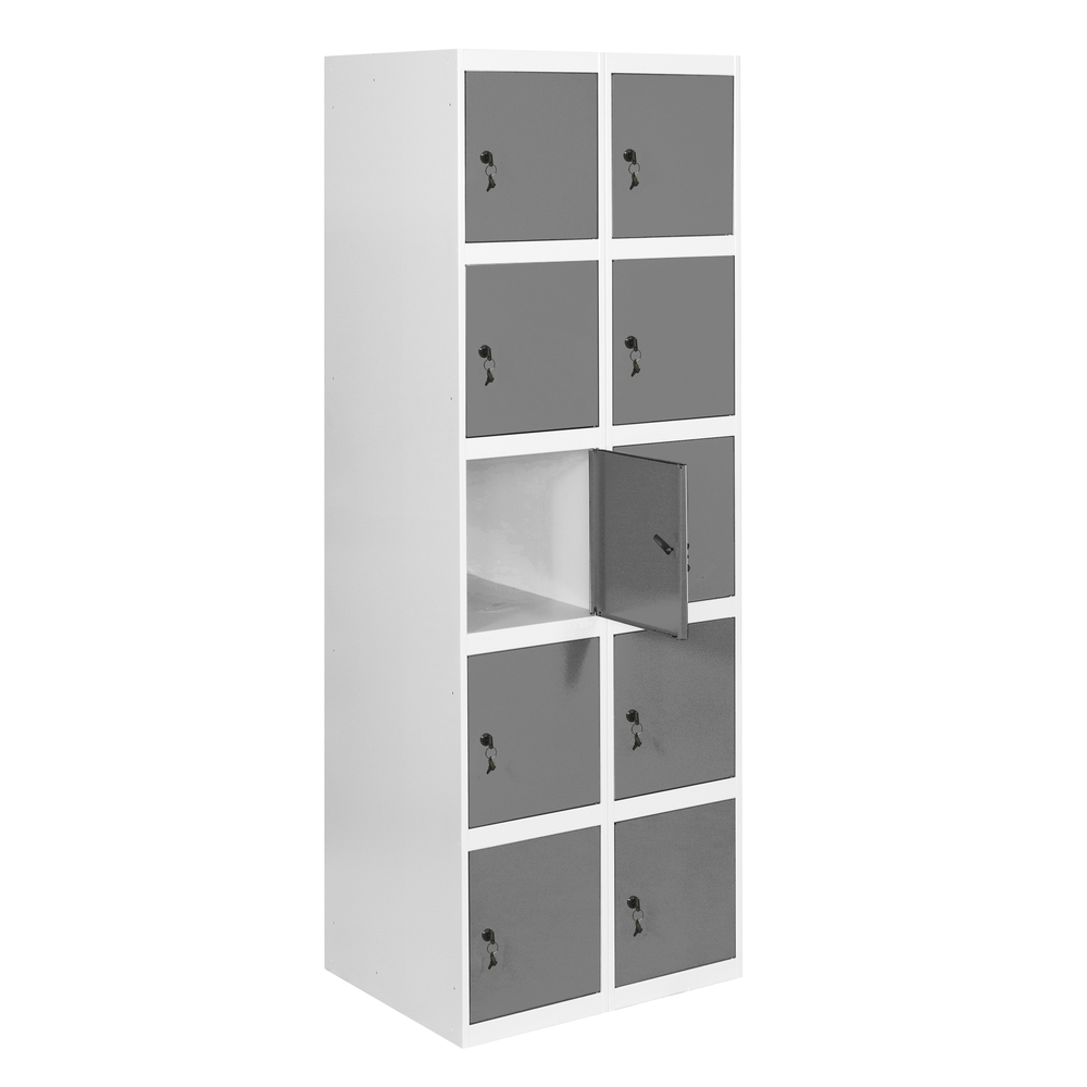 Vestiaire métallique monté 1800x800x500 - Anthracite - SIMON RACK - 8425437107962