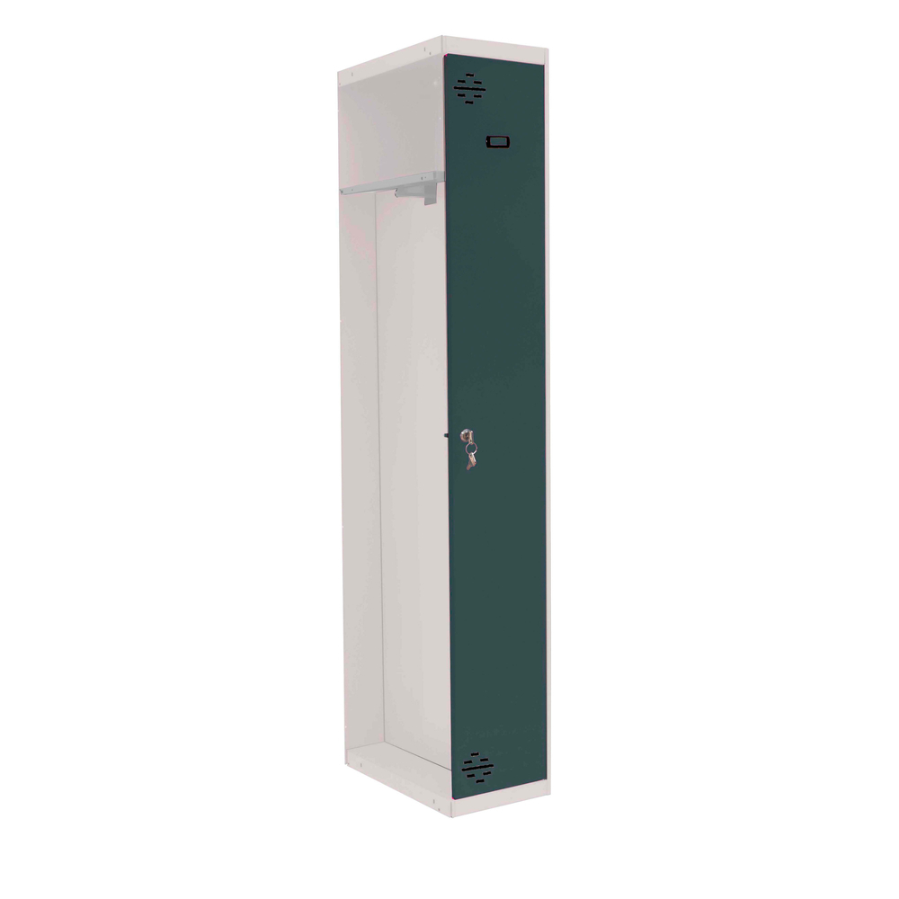 Vestiaire métallique 1800x500x500 - 1 niveau Bleu/Anthracite - SIMON RACK - 8425437108341