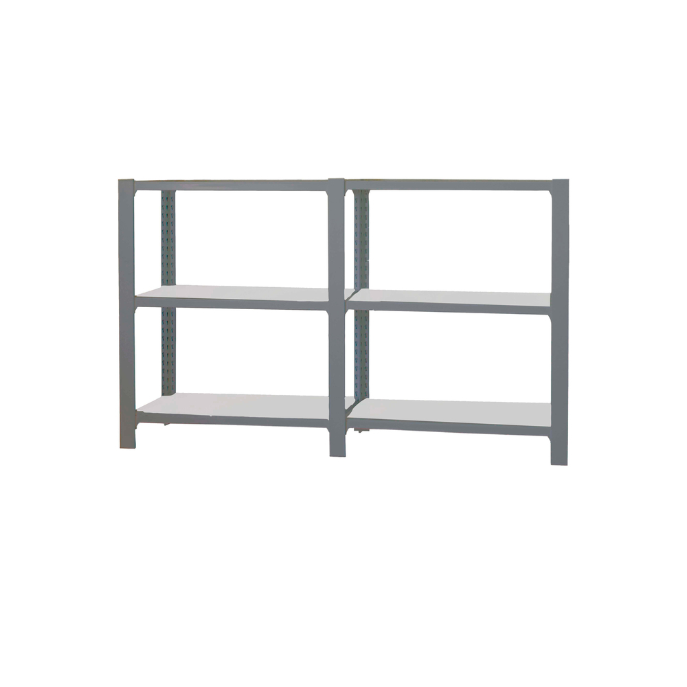 Rayonnage de bureau charge légère sans vis 1000x1800x400 - 3 niveaux Anthracite - SIMON RACK - 8425437108686