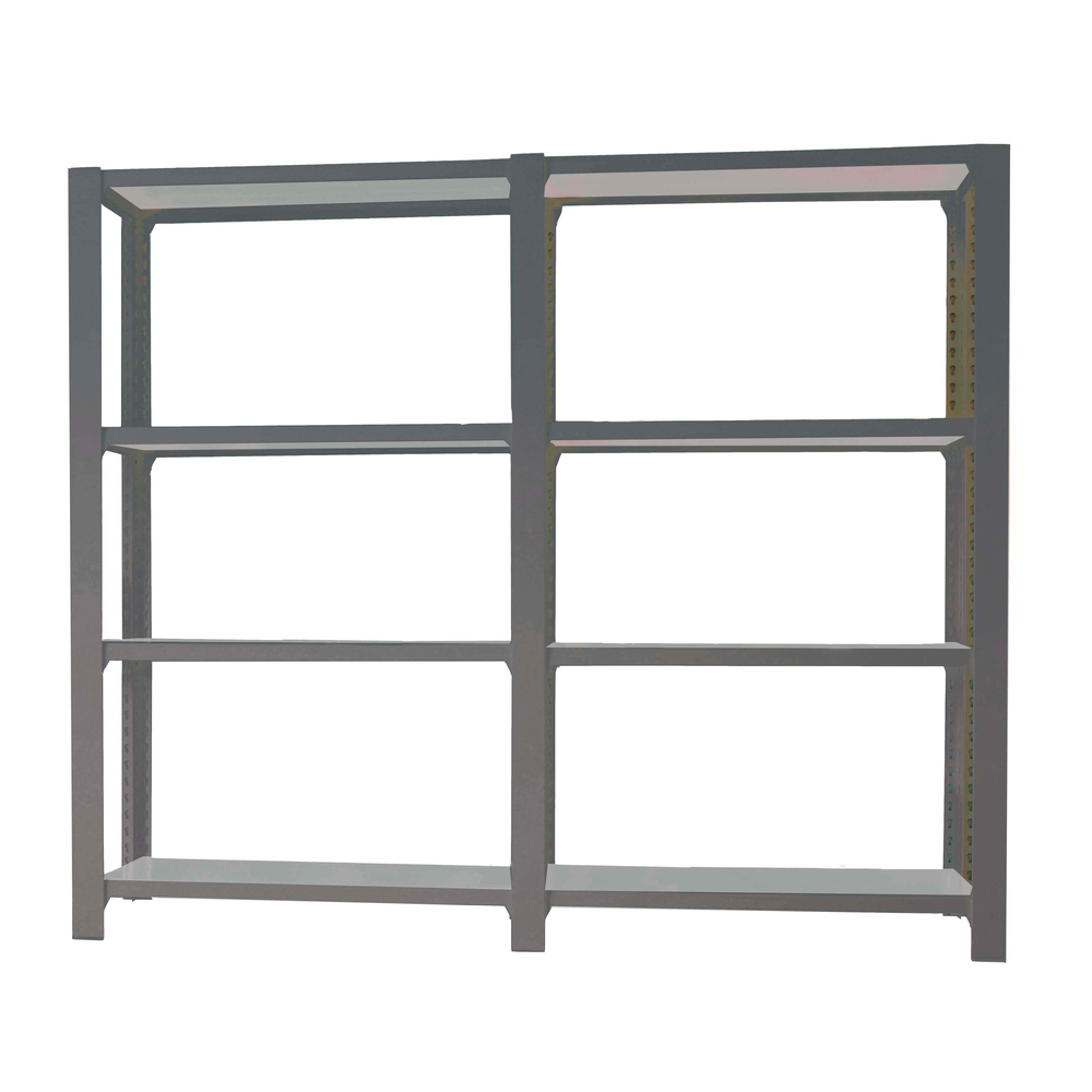 Rayonnage de bureau charge légère sans vis 1500x1800x400 - 4 niveaux Anthracite/Blanc - SIMON RACK - 8425437108785