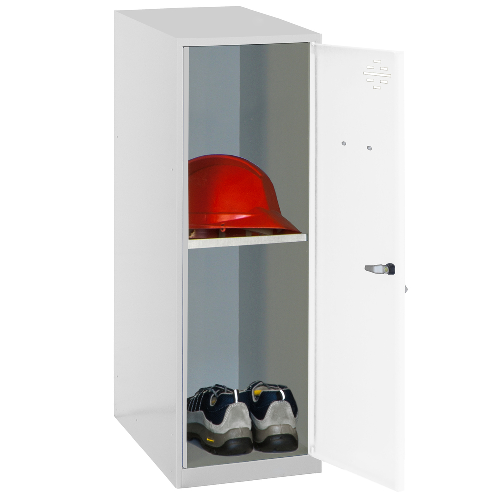 Vestiaire métallique monté 915x300x500 - Gris/Bleu - SIMON RACK - 8425437117114