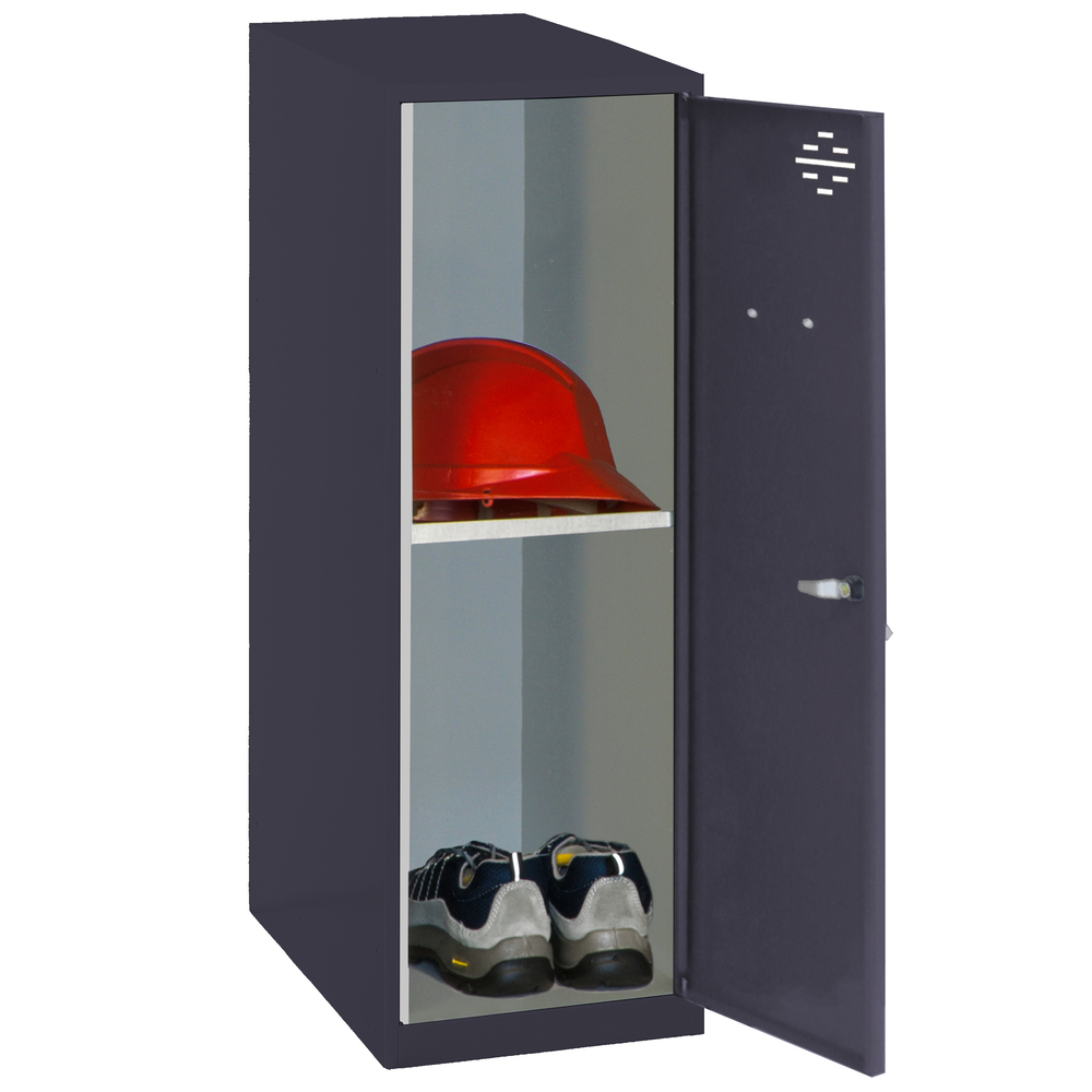 Vestiaire métallique monté 915x300x500 - Anthracite - SIMON RACK - 8425437117183