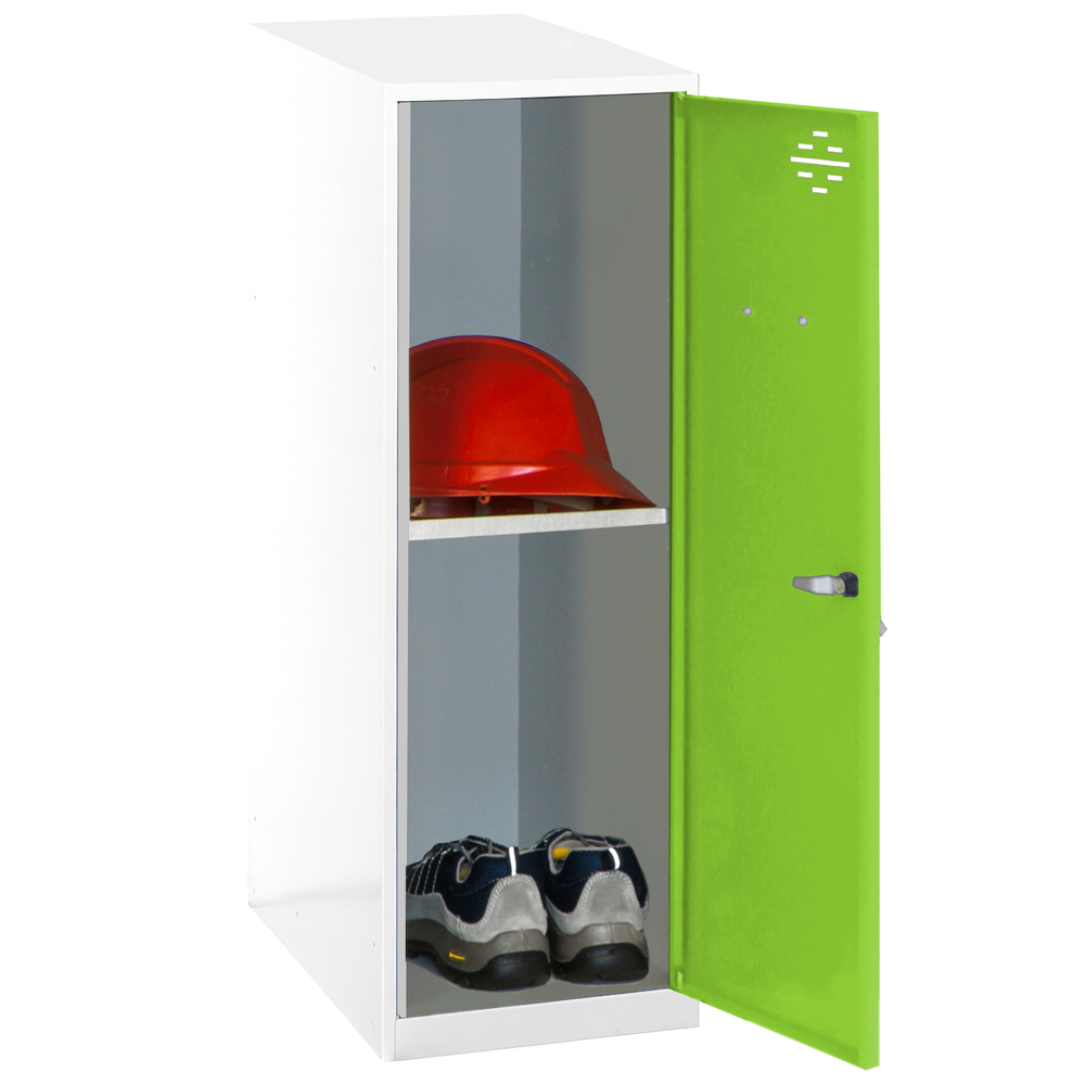 Vestiaire métallique monté 915x300x500 - Bleu/Vert - SIMON RACK - 8425437117282