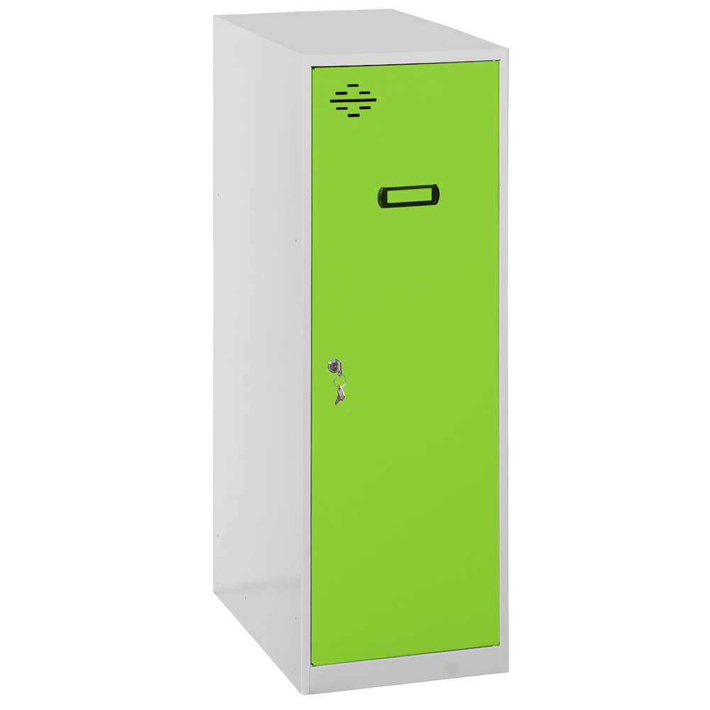 Vestiaire métallique monté 915x400x500 - Gris/Vert - SIMON RACK - 8425437117800