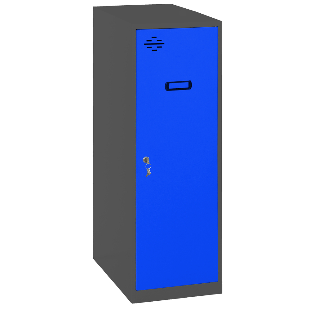 Vestiaire métallique 915x400x500 - Anthracite/Bleu - SIMON RACK - 8425437118906