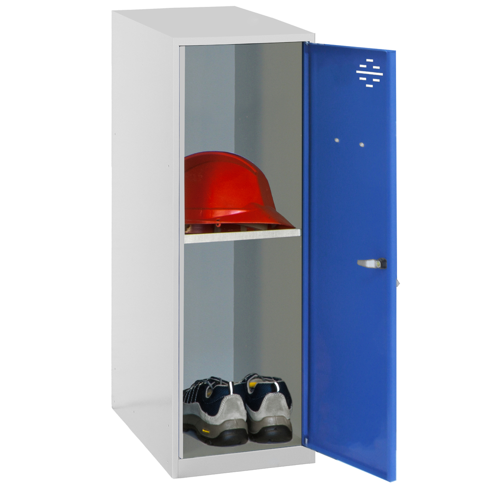 Vestiaire métallique monté 915x400x500 - Gris/Bleu - SIMON RACK - 8425437119019