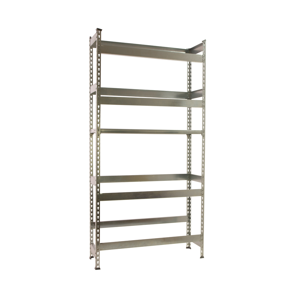 Rayonnage léger tri de bouteille sans vis 2000x1000x300 - 4 niveaux Galvanisé - SIMON RACK - 8425437119545
