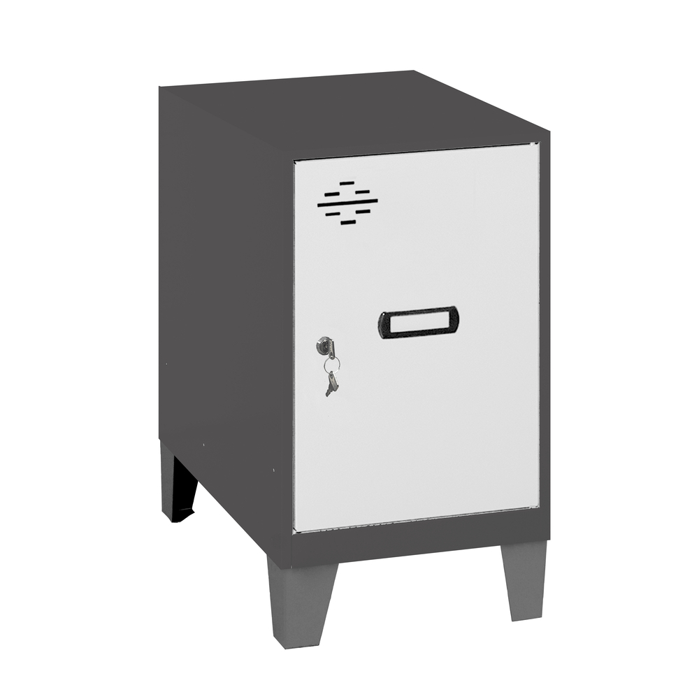 Vestiaire métallique monté 575x300x500 - Gris - SIMON RACK - 8425437119675