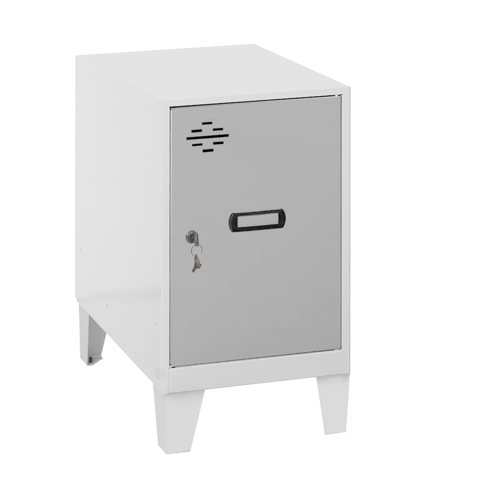 Vestiaire métallique monté 575x300x500 - Gris - SIMON RACK - 8425437119750