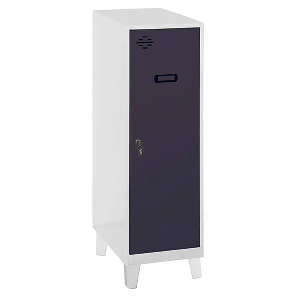 Vestiaire métallique monté 1015x300x500 - Gris/Anthracite - SIMON RACK - 8425437120022