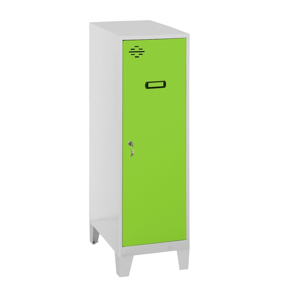 Vestiaire métallique monté 1015x300x500 - Gris/Vert - SIMON RACK - 8425437120084