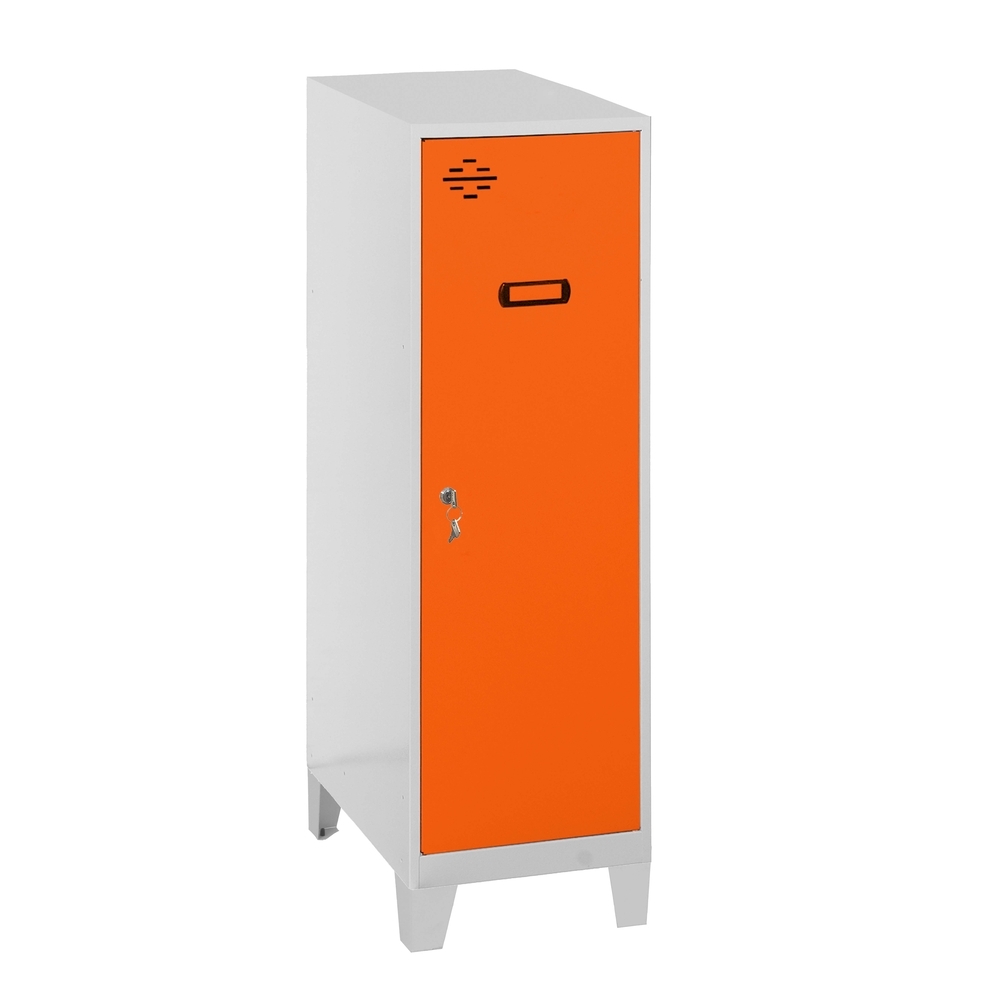 Vestiaire métallique monté 1015x400x500 - Gris/Orange - SIMON RACK - 8425437121388