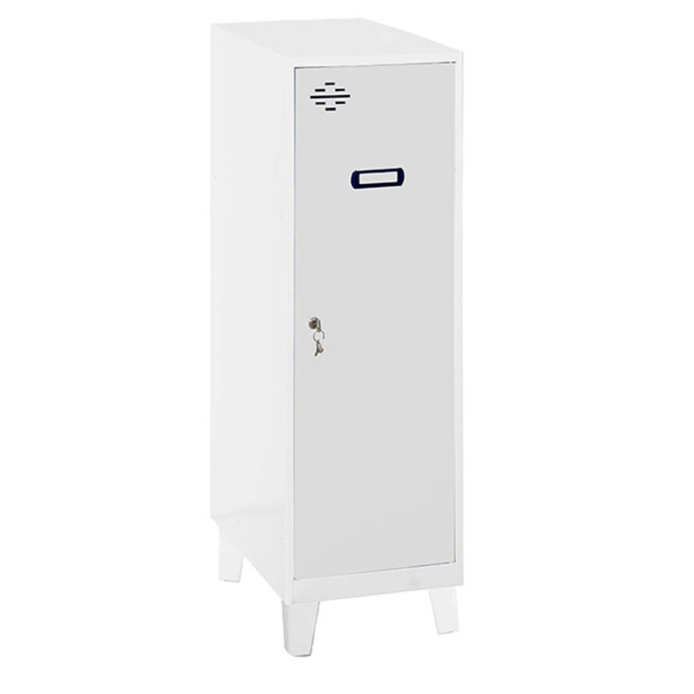 Vestiaire métallique 1015x400x500 - Gris/Bois - SIMON RACK - 8425437122033