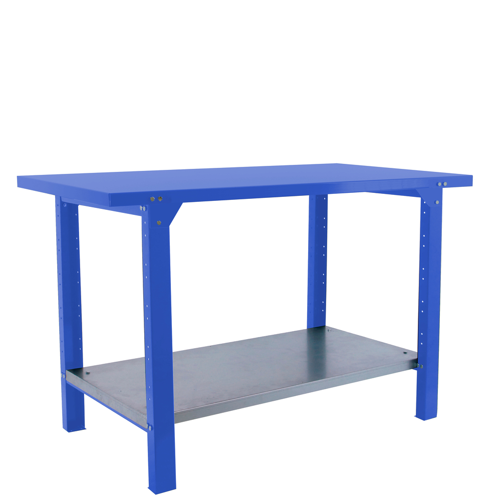 Kit établi Bricolage - 830x1500x730 - 1 niveau Bleu - SIMON RACK - 8425437124778