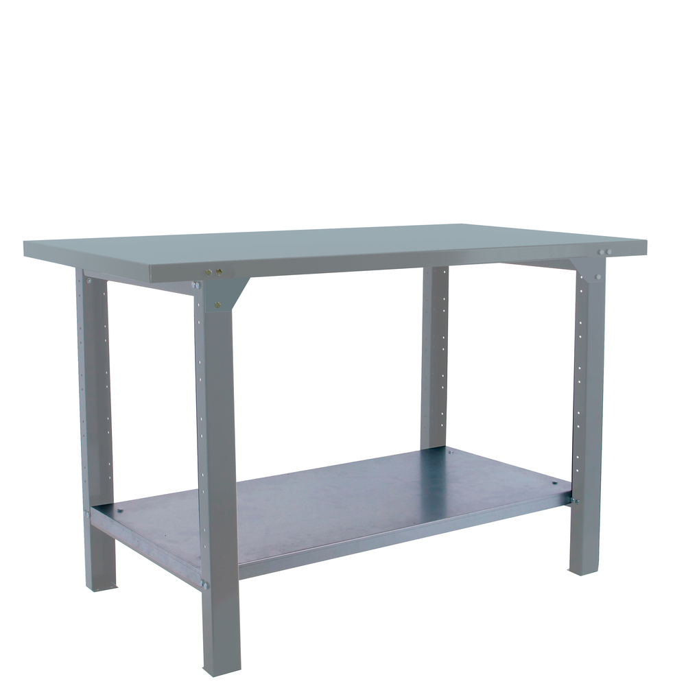 Kit établi Bricolage - 830x1800x730 - 1 niveau Gris - SIMON RACK - 8425437124785