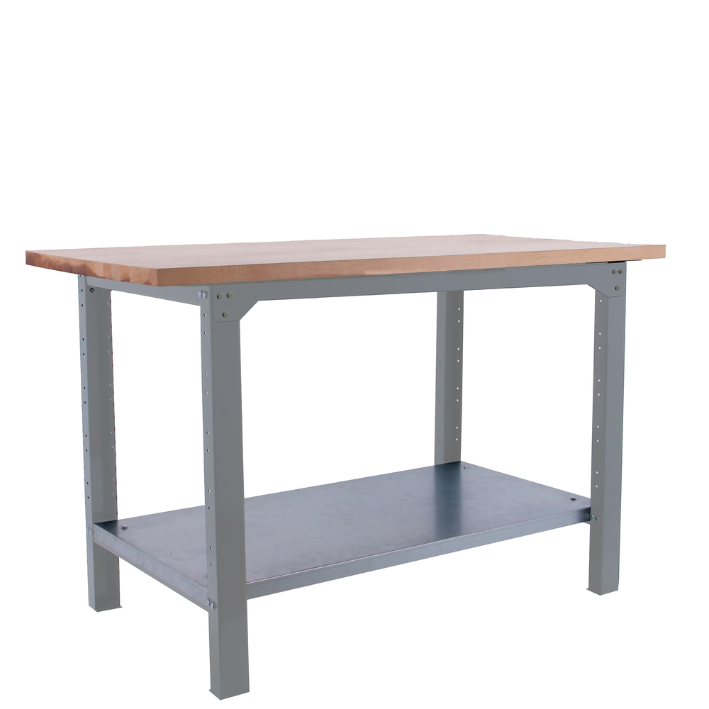 Kit établi Bricolage - 865x1500x750 - 1 niveau Gris - SIMON RACK - 8425437125003
