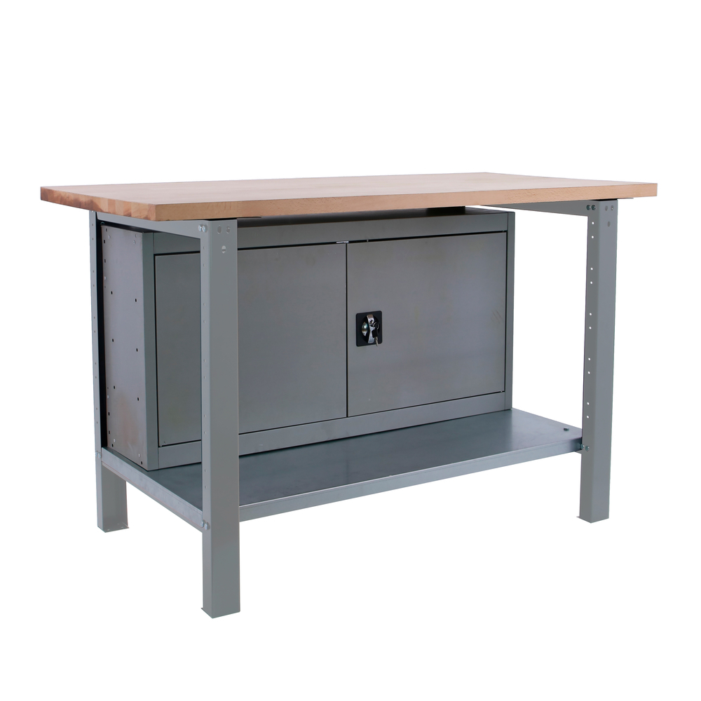 Kit établi Bricolage - 865x1200x750 - 1 niveau Gris - SIMON RACK - 8425437125164
