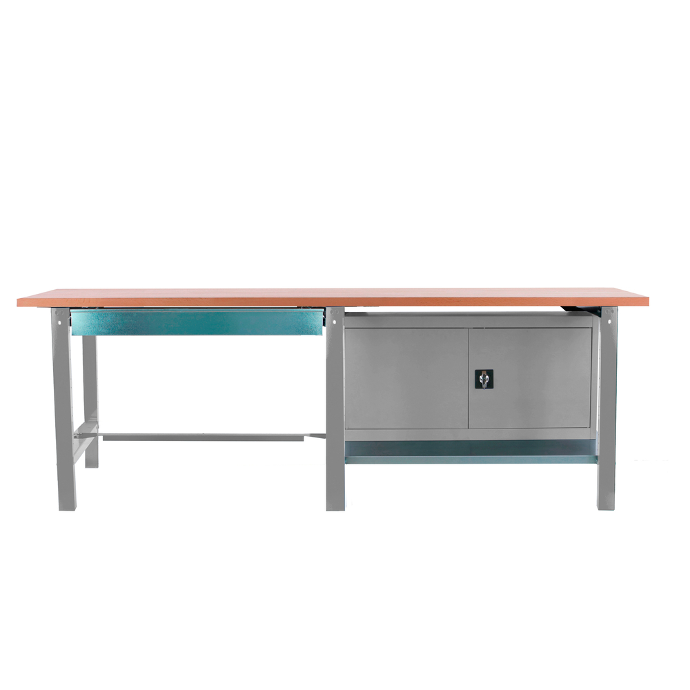 Kit établi Bricolage - 865x2100x750 - 1 niveau Gris - SIMON RACK - 8425437125300