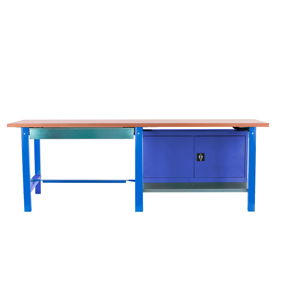Kit établi Bricolage - 865x2100x750 - 1 niveau Bleu - SIMON RACK - 8425437125317