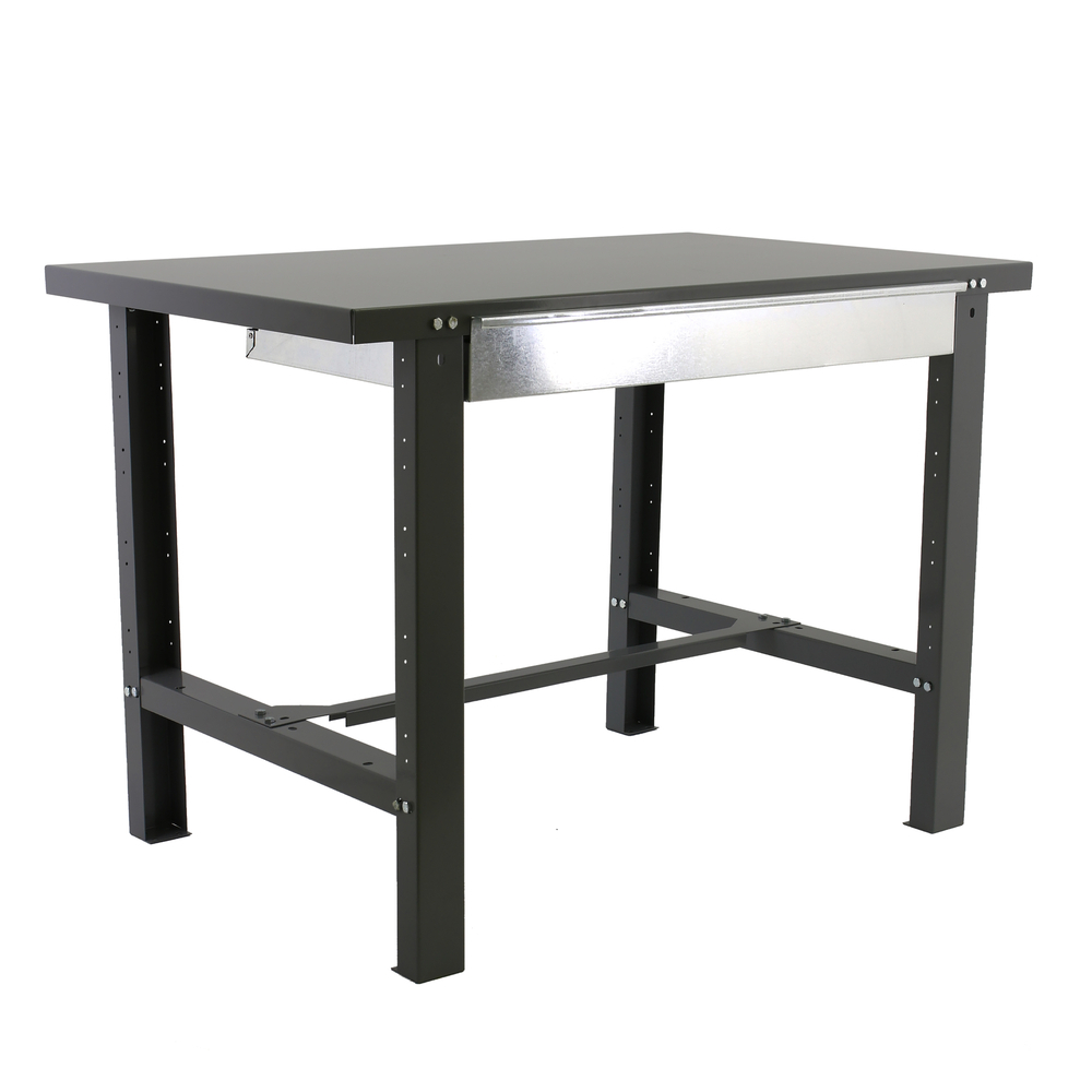 Kit établi Bricolage - 830x1200x730 - 1 niveau Anthracite - SIMON RACK - 8425437126017