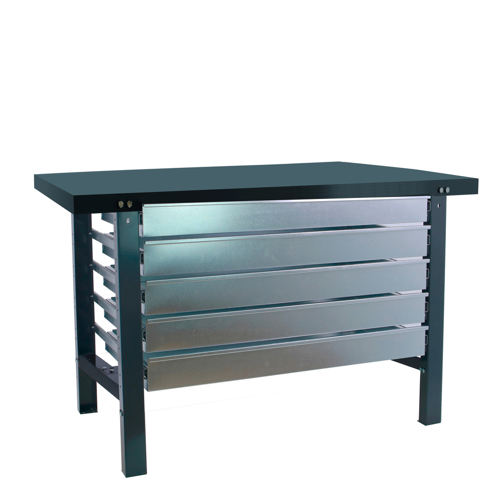 Kit établi Bricolage - 830x1500x730 - 1 niveau Anthracite - SIMON RACK - 8425437126079