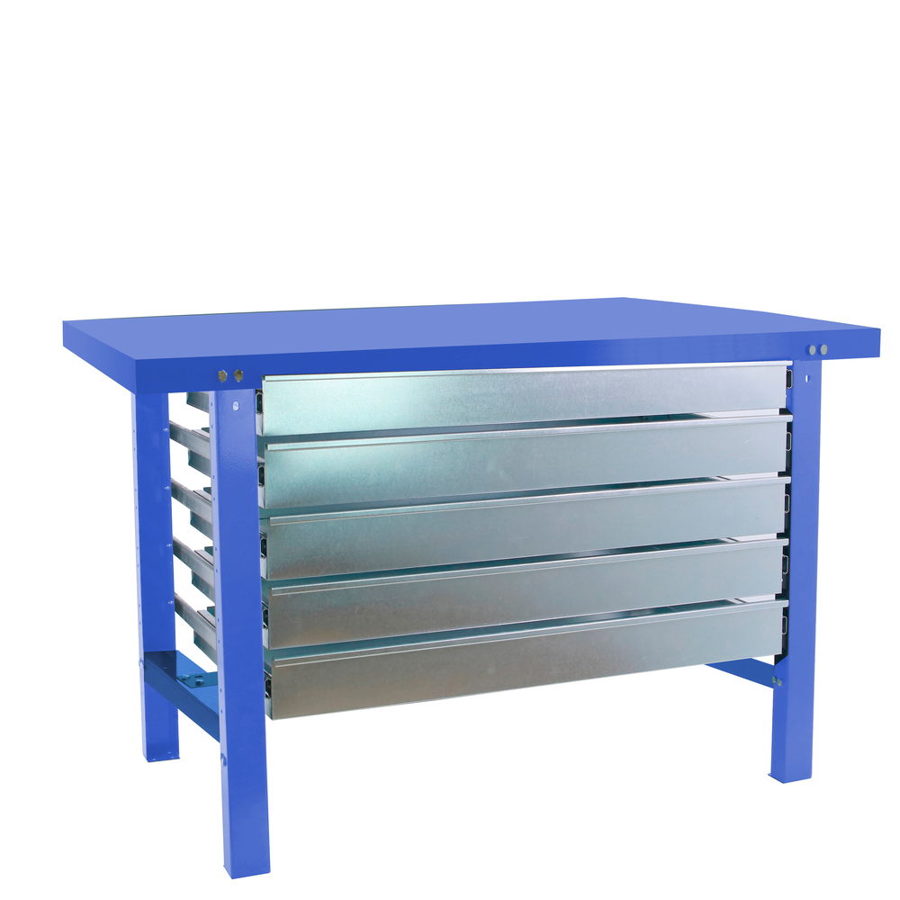 Kit établi Bricolage - 830x1500x730 - 1 niveau Bleu - SIMON RACK - 8425437126093