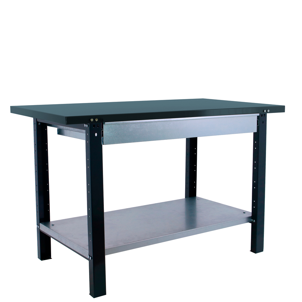 Kit établi Bricolage - 830x1800x730 - 1 niveau Anthracite - SIMON RACK - 8425437126215